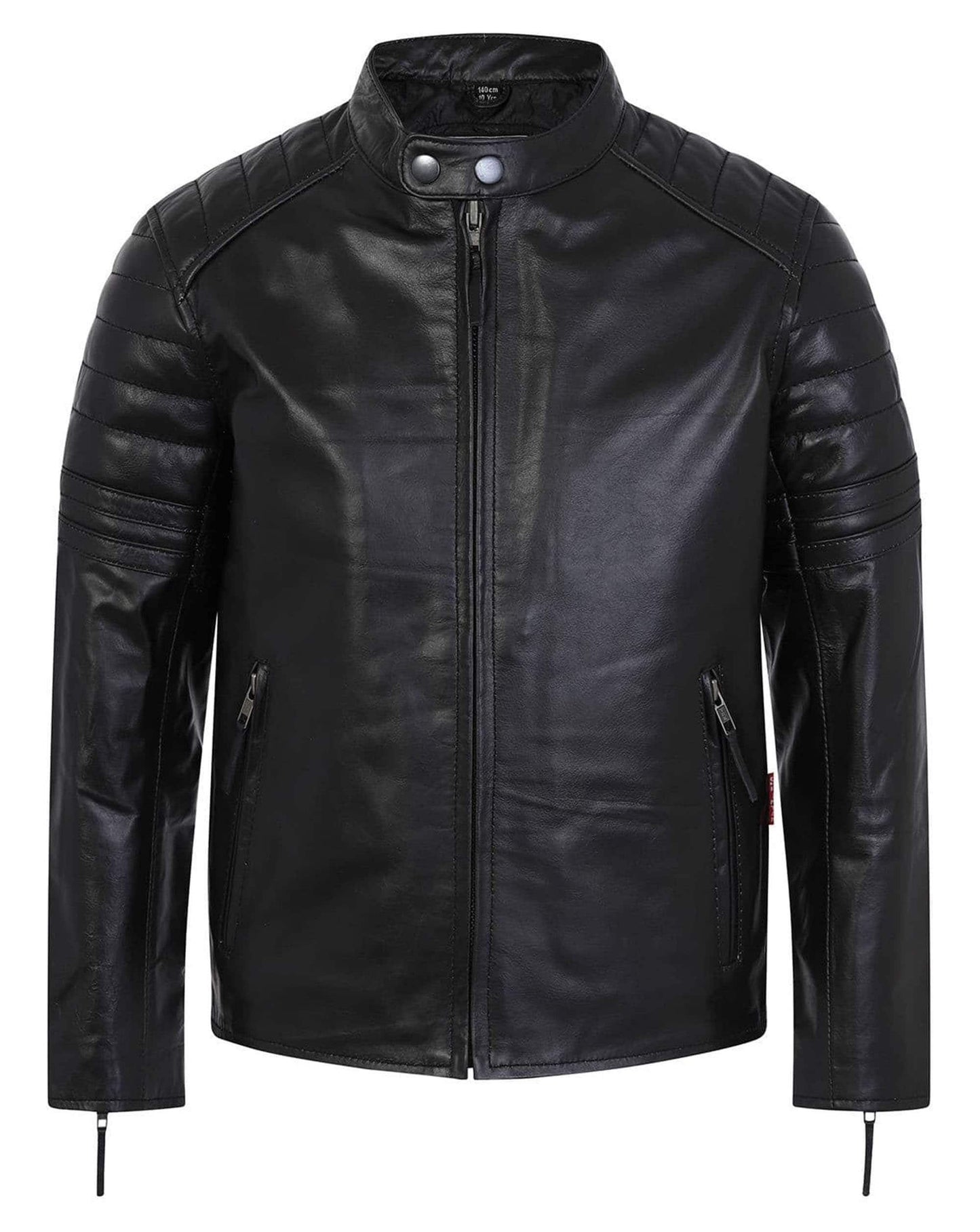 Children’s Real Leather Retro Biker Jacket - Recon
