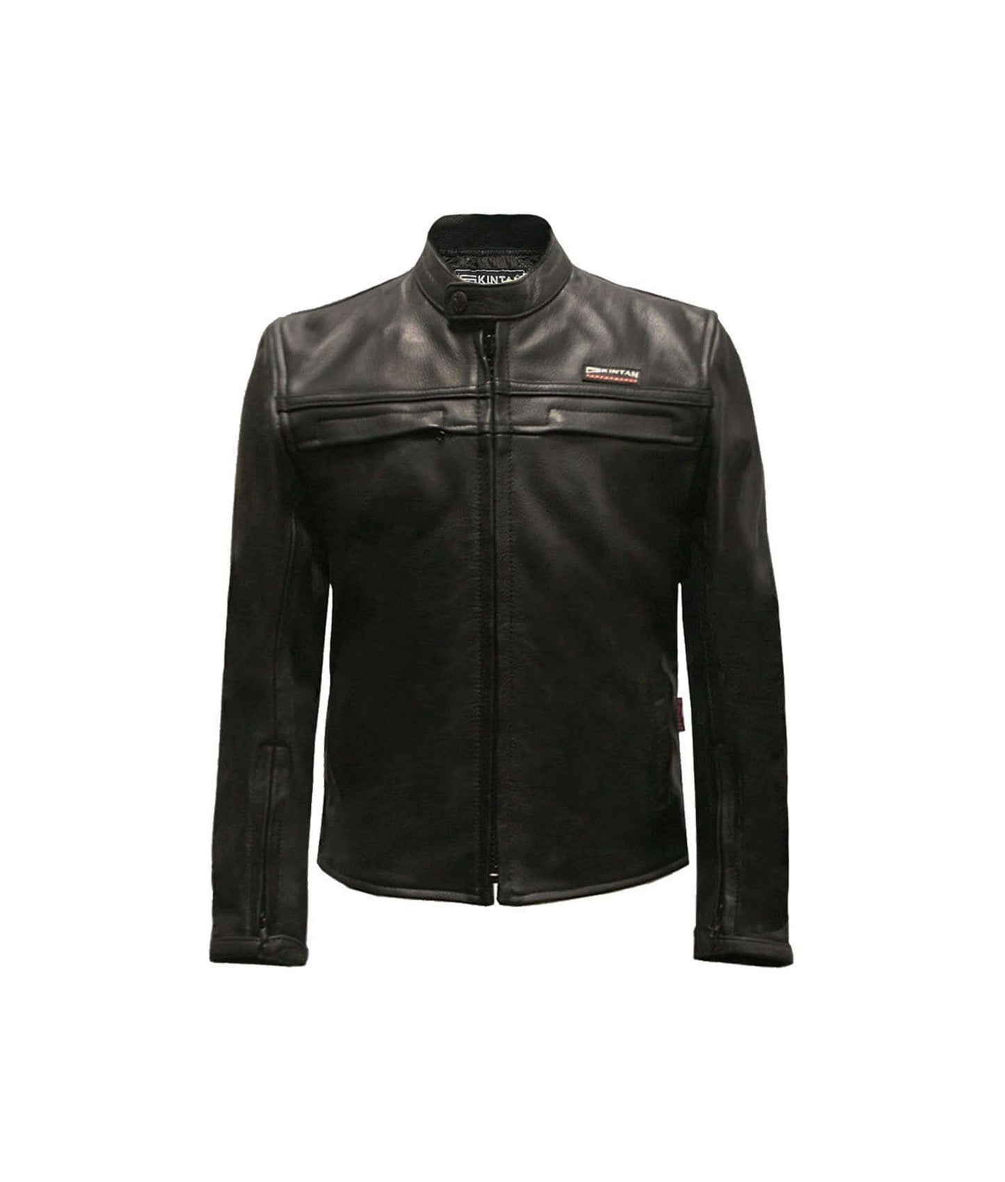 Children’s Real Leather Retro Biker Jacket - Trojan