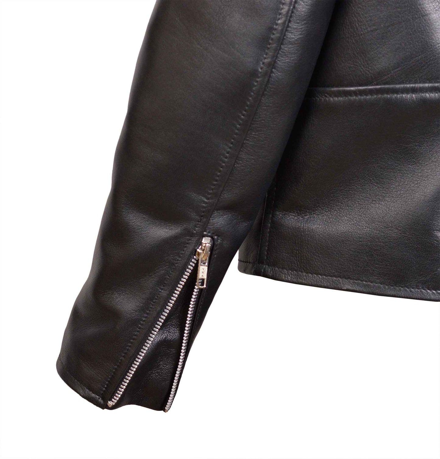 Children’s Real Leather Retro Urban Jacket - Patrol with Removable Faux Fur Collar