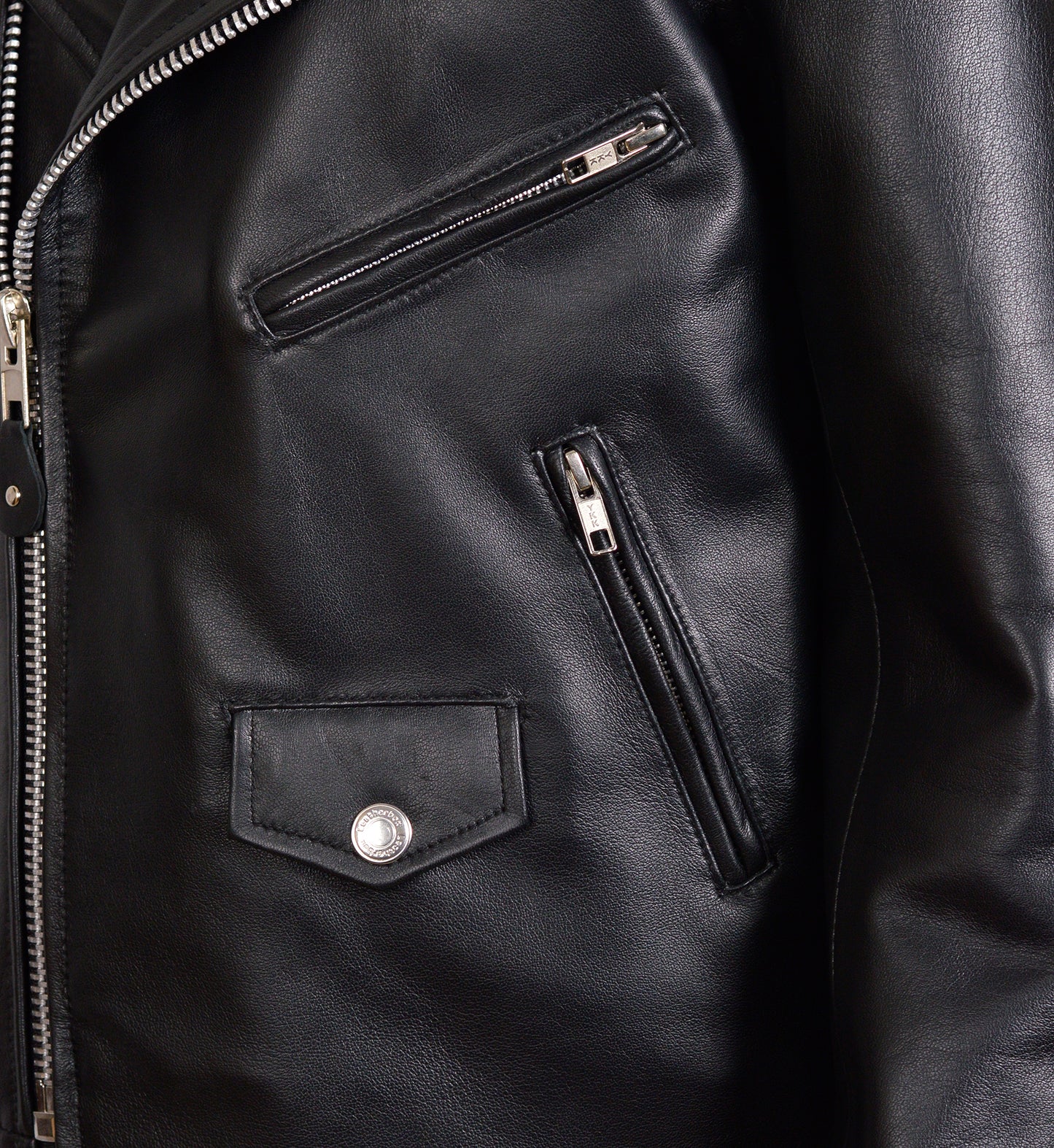 Children’s Real Leather Retro Urban Jacket - Patrol with Removable Faux Fur Collar