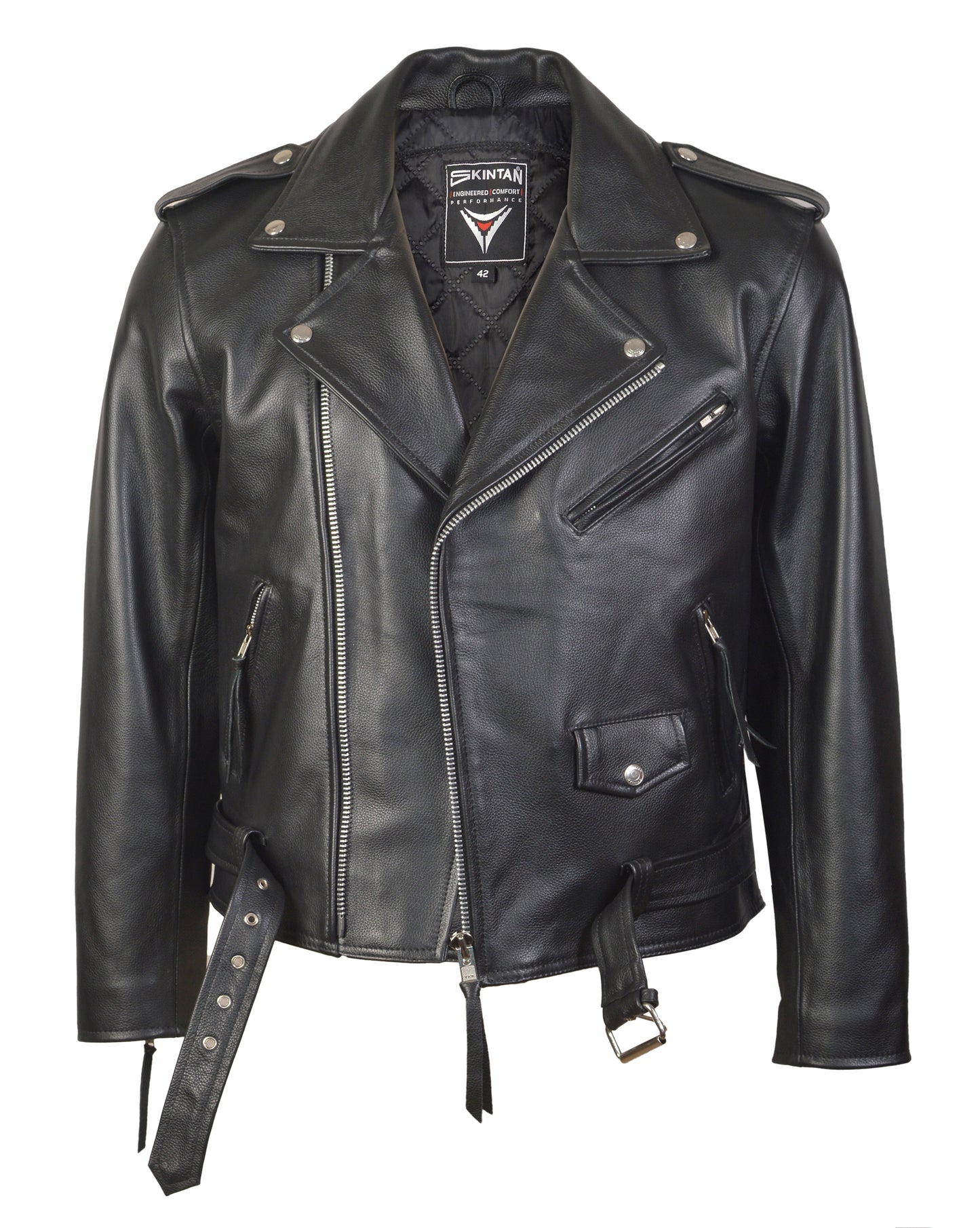 Leather Biker Jacket – Brando by Skintan