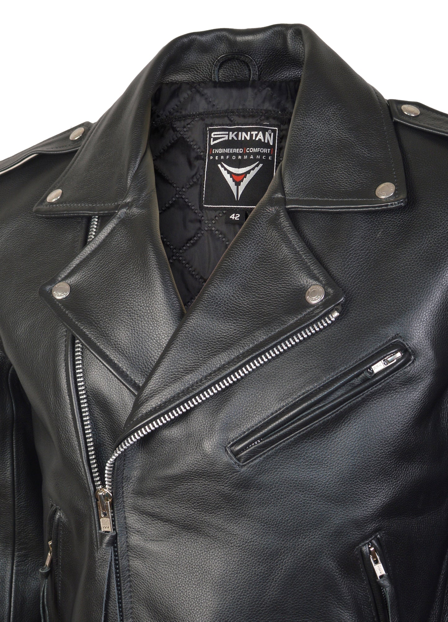 Leather Biker Jacket – Brando by Skintan