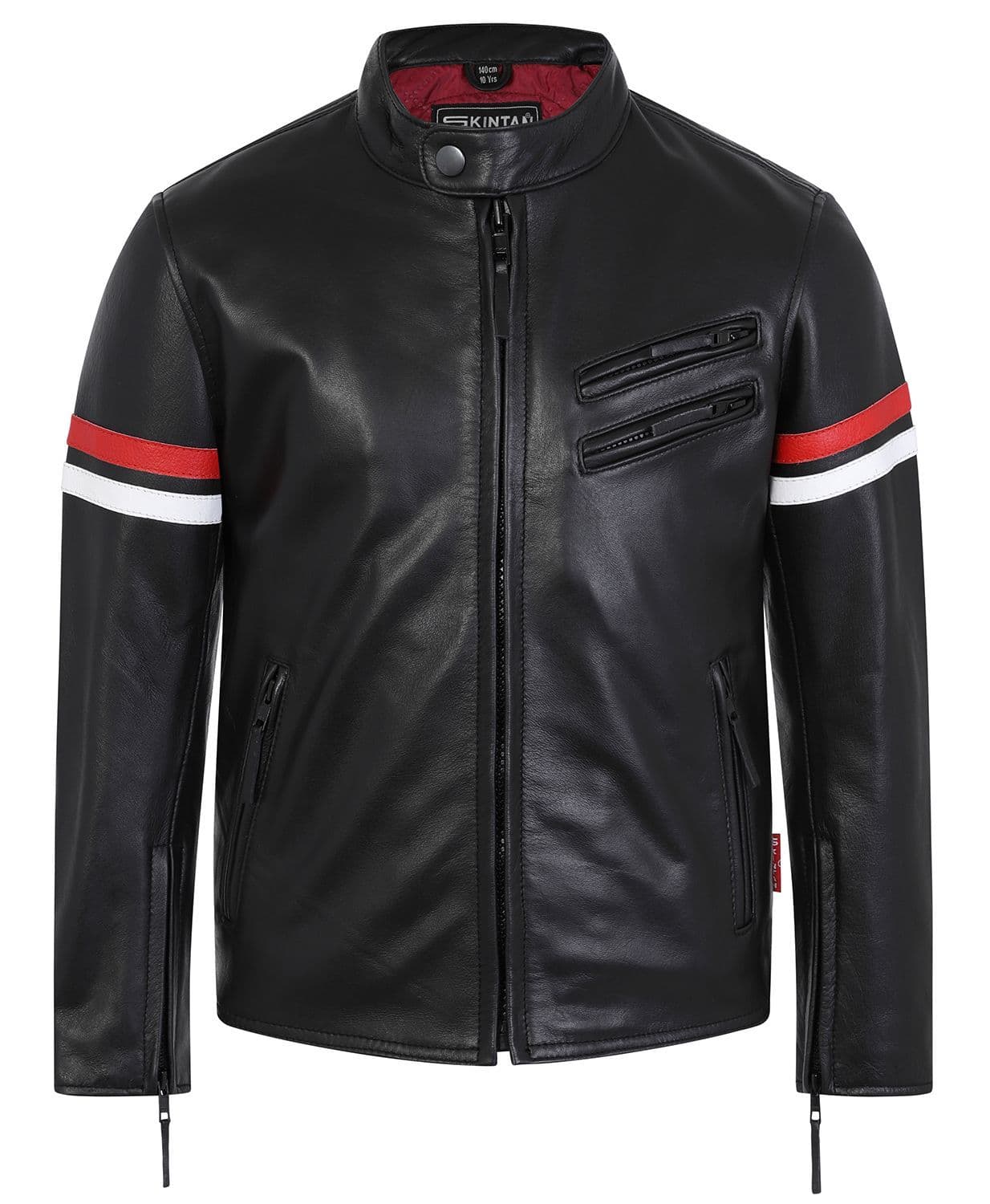 Children’s Real Leather Retro Urban Jacket - Kane