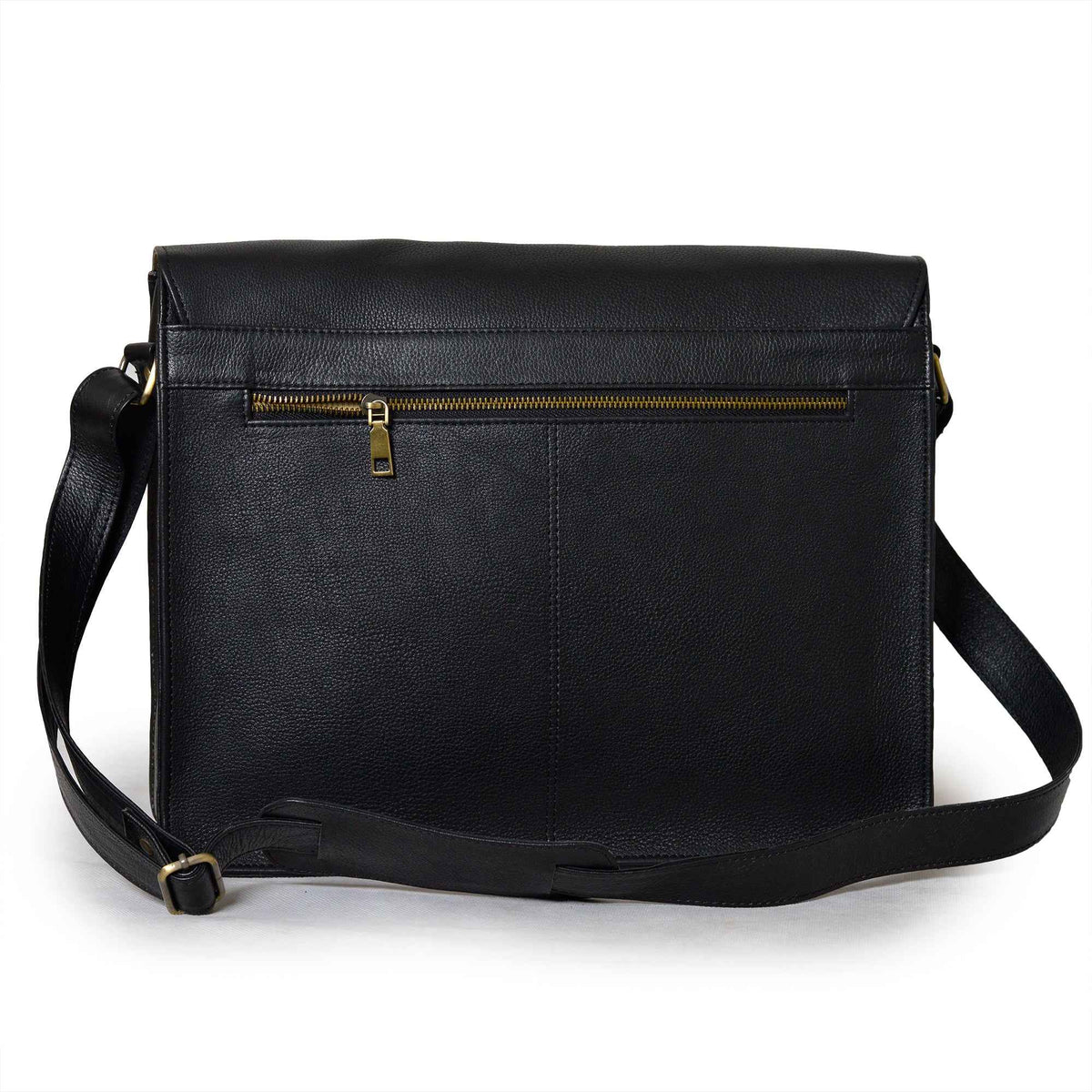 Executive Full-Grain Leather Messenger | Leather | Laptop Bag