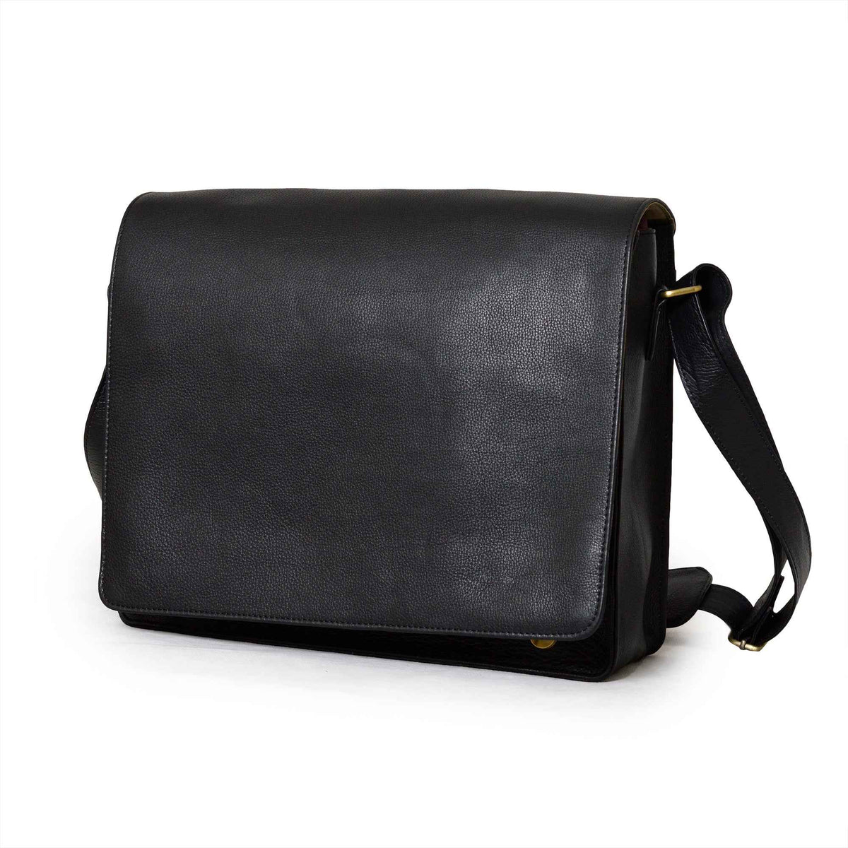 Executive Full-Grain Leather Messenger | Leather | Laptop Bag