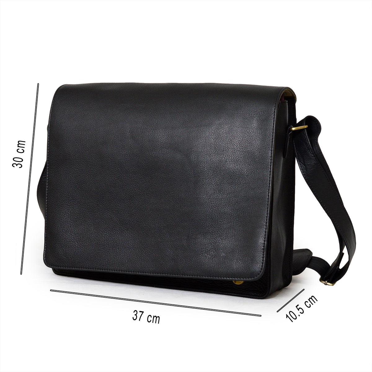 Executive Full-Grain Leather Messenger | Leather | Laptop Bag