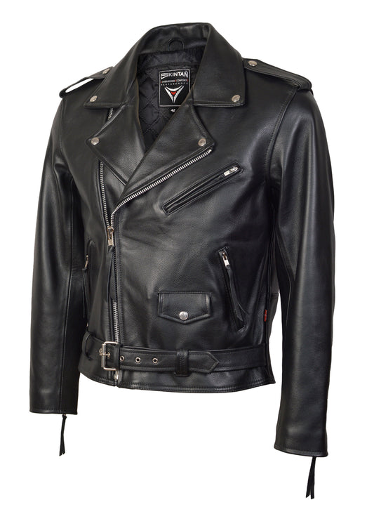 Leather Biker Jacket –  Brando by Skintan