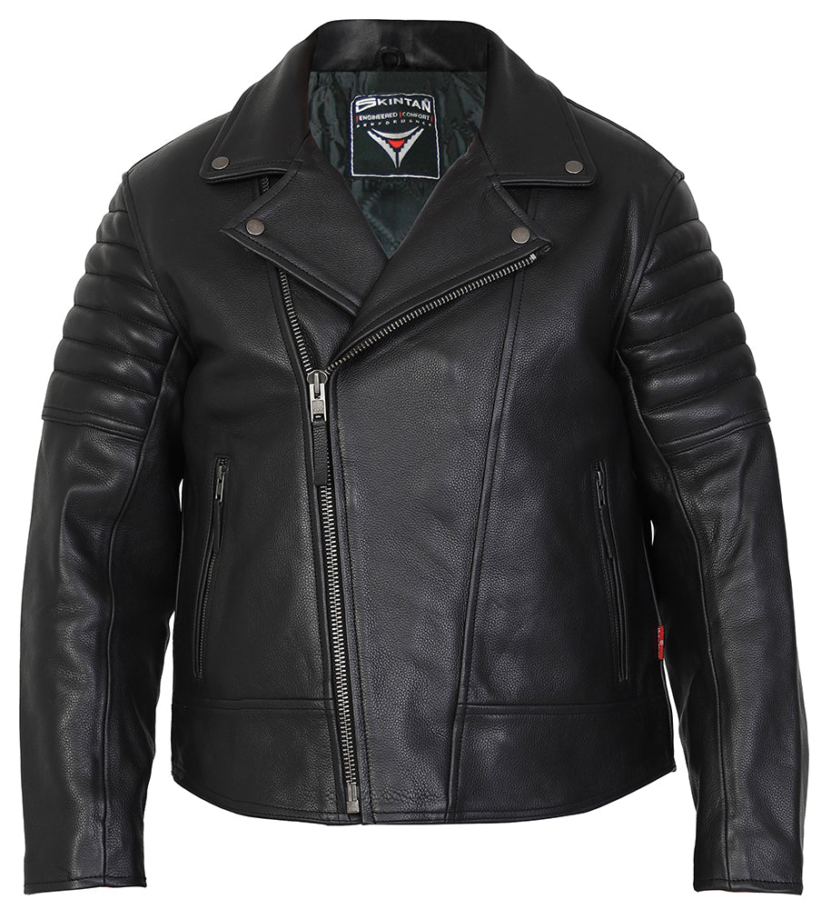 Leather Motorcycle Jacket –  Longford by Skintan