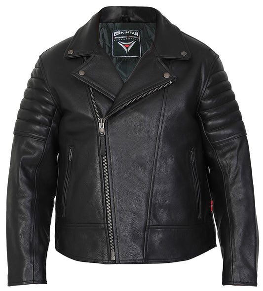 Leather Motorcycle Jacket –  Longford by Skintan