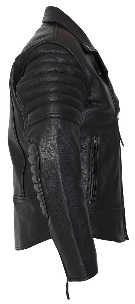 Leather Motorcycle Jacket –  Longford by Skintan