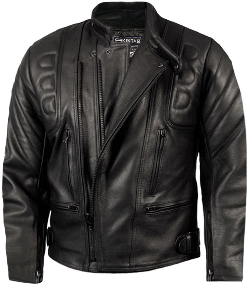 Leather Biker Jacket –  Limo by Skintan