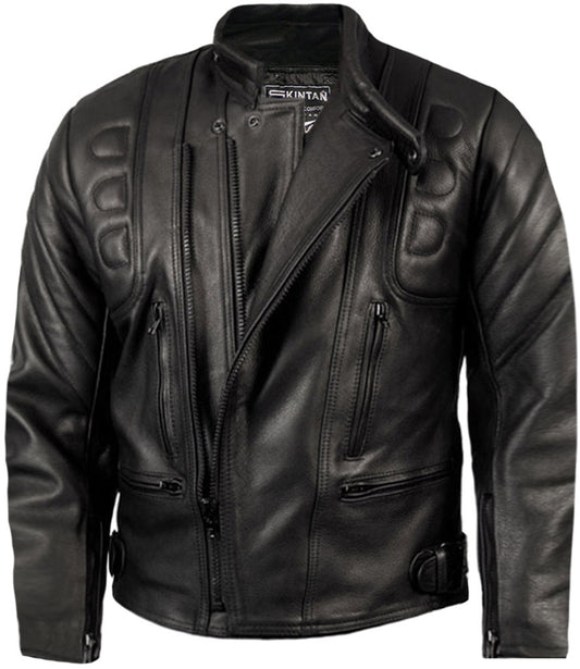 Leather Biker Jacket –  Limo by Skintan