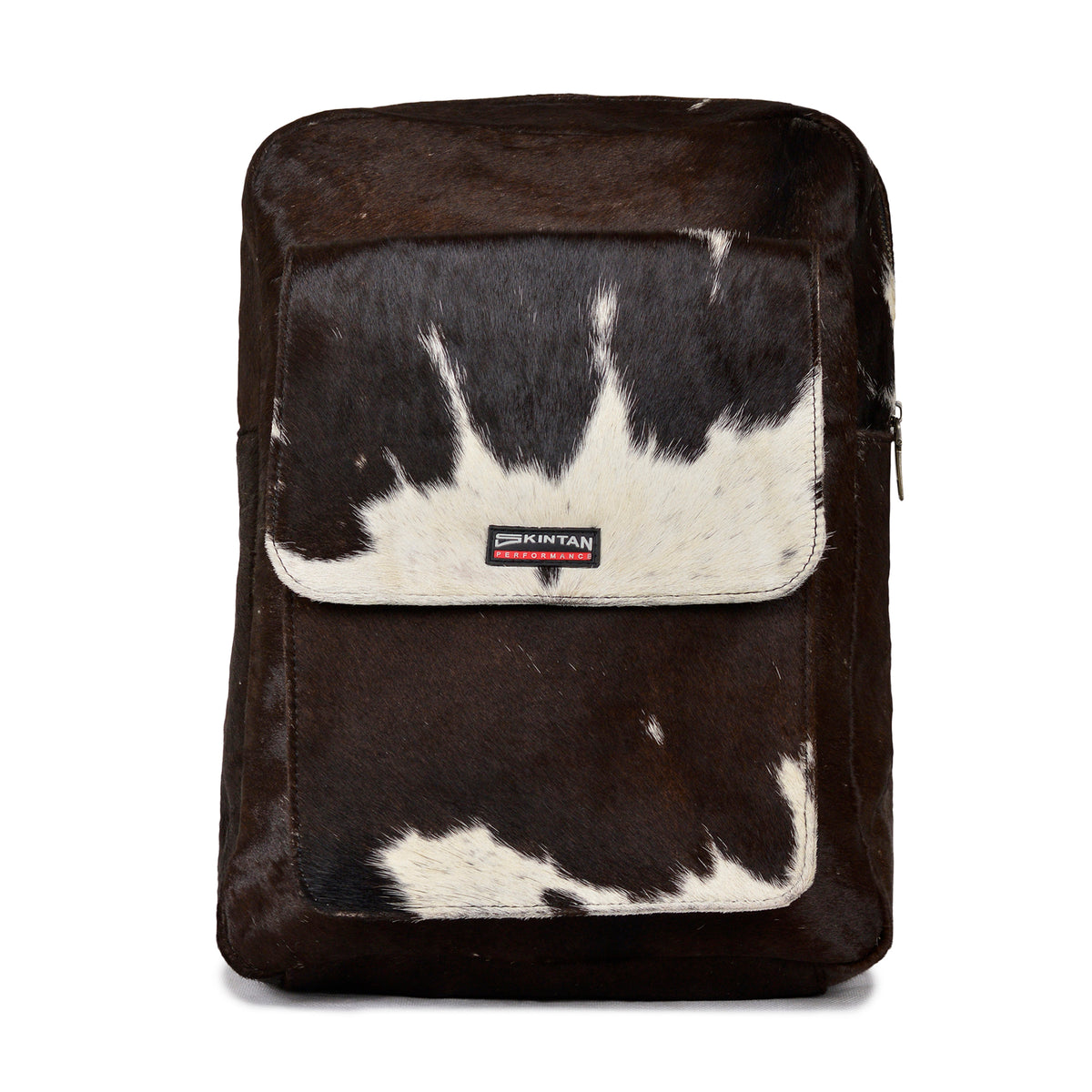 Hair-On Cowhide Leather Backpack | Leather | Dark Brown Rucksack