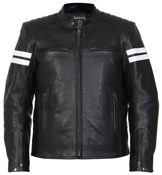 Leather Biker Jacket –  Huron by Skintan